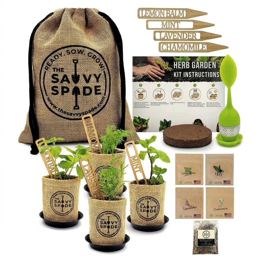 Indoor Herbal Tea Starter Kit Non-GMO Seeds For Fresh Tea