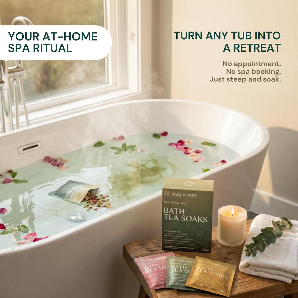 Bath Tea Soaks Birthday Gift for Women & Men - Variety 3 Pack